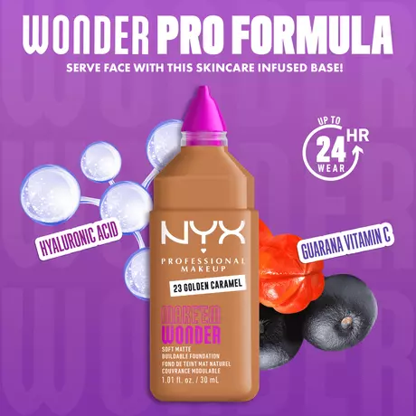 NYX Professional Makeup Make 'EM Wonder Foundation 23 Golden Caramel