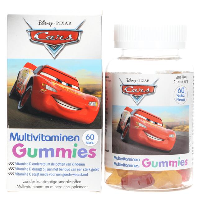 Disney Cars Kinder Multivitaminen Gummies 60 stuks