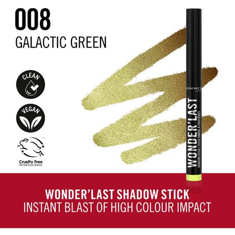 Rimmel London Wonder'last Oogschaduw Stick 008 Galactic Green 1.64 G