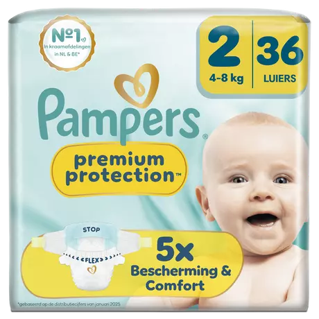 Pampers Premium Protection Luiers Maat 2 4-8 kg 36 stuks