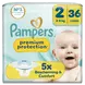 Pampers Premium Protection Luiers Maat 2 4-8 kg 36 stuks