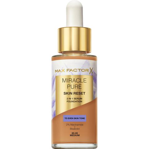 Max Factor Miracle Pure Serum Foundation 80-85 Medium 30 ML