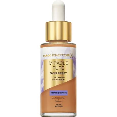 Max Factor Miracle Pure Serum Foundation 80-85 Medium 30 ML