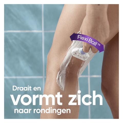 Gillette Venus Deluxe Smooth Swirl Extra Glad Scheersysteem 5 Blades