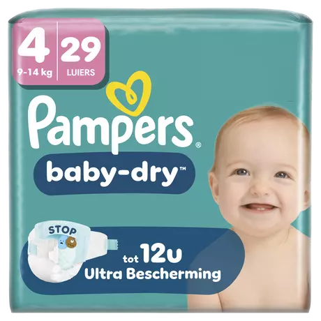 Pampers Baby Dry Luiers Maat 4 9-14 kg 29 stuks