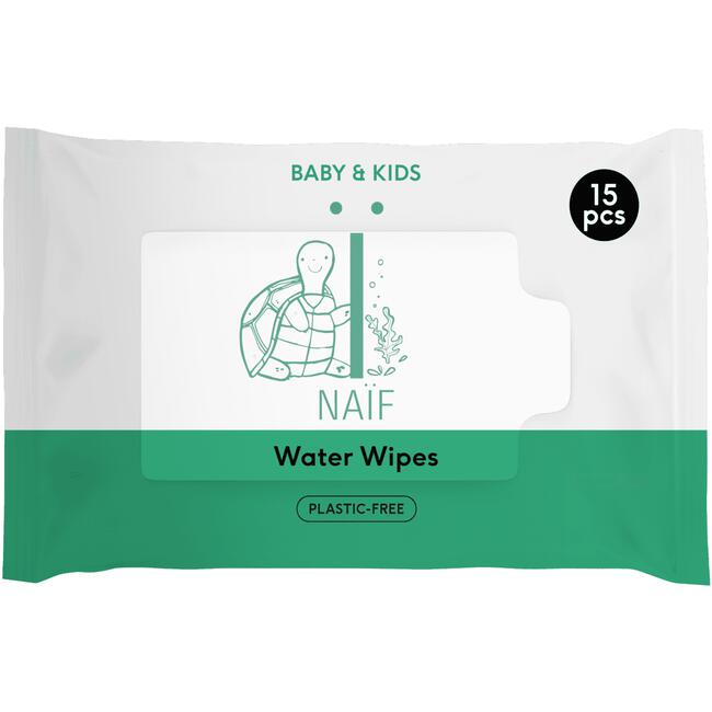 NAIF Water Wipes 15 stuks