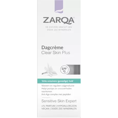 ZARQA Sensitive Dagcrème Clear Skin Plus 50 Ml