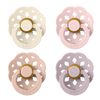 BIBS Boheme Fopspeen Rond Latex Maat 2 Ivory/Blush/Blossom/Lila 4 stuks