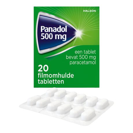 Panadol Paracetamol 500 MG Gladde Tabletten 24 stuks