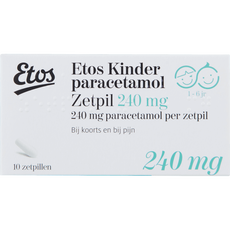 Etos Kinderparacetamol 240 mg Zetpil