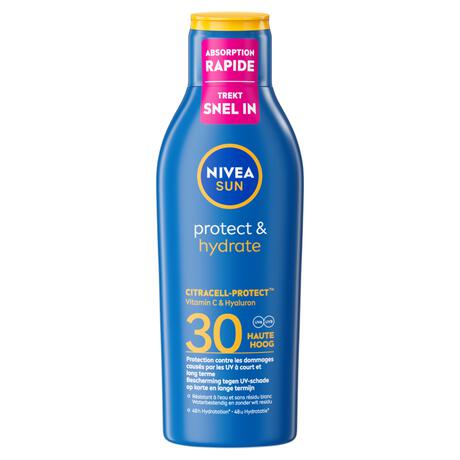 NIVEA SUN Zonnebrand Protect & Hydrate Zonnemelk SPF30 200 ML