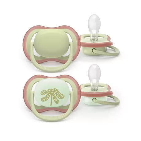 Philips Avent Fopspeen Ultra Air Day and Night 6-18M SCF087/18 2 stuks