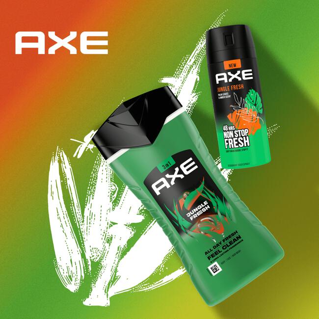 AXE Jungle Fresh 3-in-1 Douchegel 250 ml