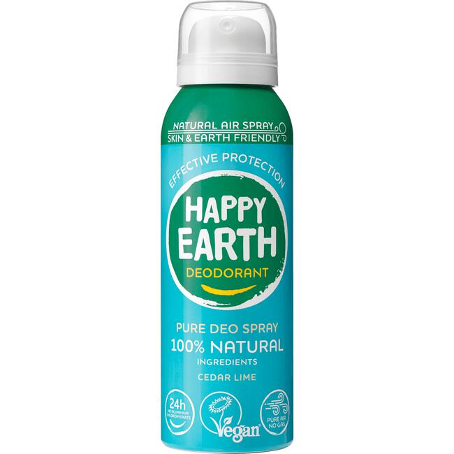 Happy Earth 100% Natuurlijke Air Spray Cedar Lime 100 ML