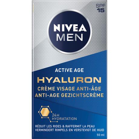 NIVEA MEN Active Age Vochtinbrengende Dagcrème SPF 15 Oudere Huid 50 ML