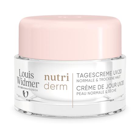 Louis Widmer Nutriderm Dagcrème UV SPF 20 Zonder Parfum 50 ML
