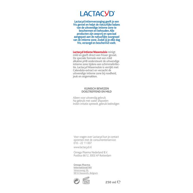 Lactacyd Pharma Antifungal 250 ML NL
