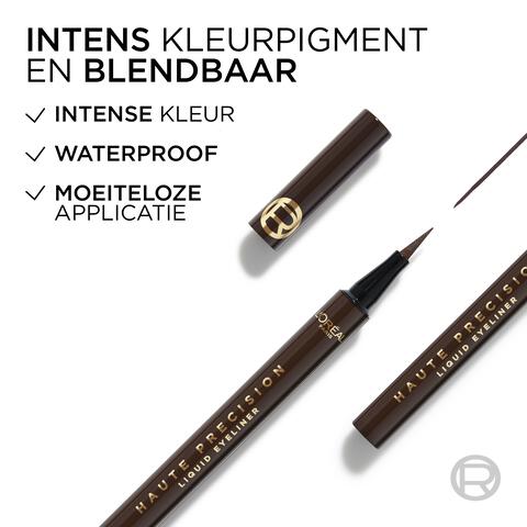 L'Oréal Paris Haute Precision Eyeliner 02 Brun Leather Bruin