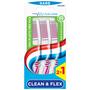 Aquafresh Clean & Flex Hard 2+1 Tandenborstel - 3 stuks