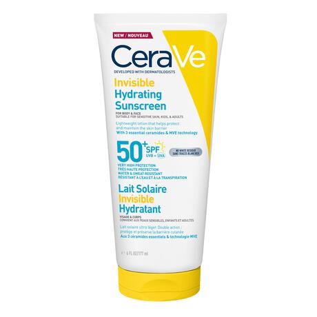 CeraVe Onzichtbare Hydraterende Zonnebrandcrème SPF50 177 ML