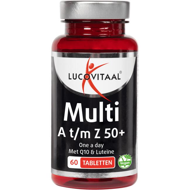 Lucovitaal Milti A t/m Z Q10 50+ 60 stuks
