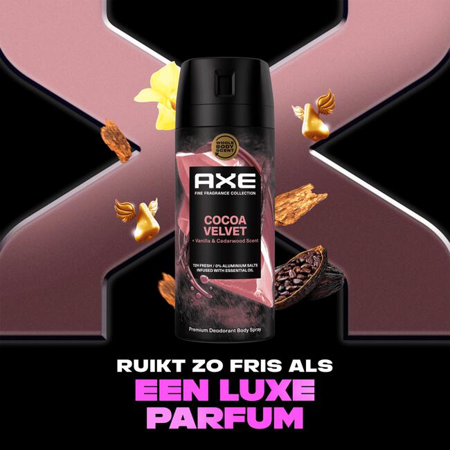 Axe Fine Fragrance Cocoa Velvet Deodorant Body Spray 150 ML