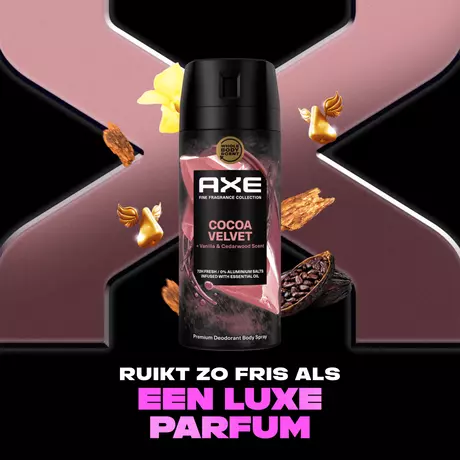 AXE Fine Fragrance Cocoa Velvet Deodorant Bodyspray 150 ML