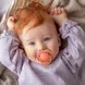 Difrax LOVI Prime Fopspeen 6-18M Granola/Orange 2 stuks