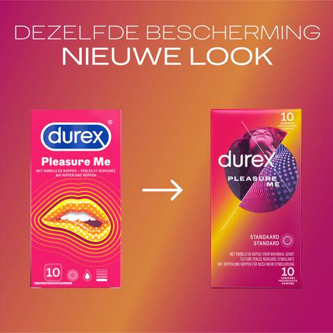 Durex Condooms Pleasure Me met Ribbels 10 stuks