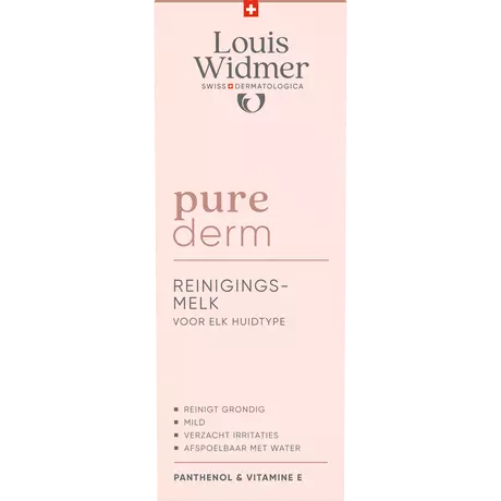 Louis Widmer Purederm Reinigingsmelk Licht Geparfumeerd 200 ML