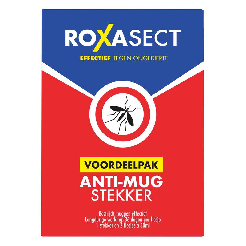 Roxasect Muggenstekker Incl. 2 Navullingen