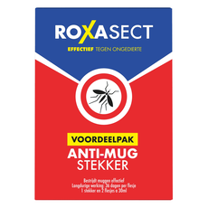 Roxasect Muggenstekker Actieverpakking Incl. 2 navullingen