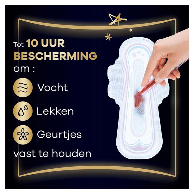 Always Ultra Maandverband Secure Night Met Vleugels 8 stuks