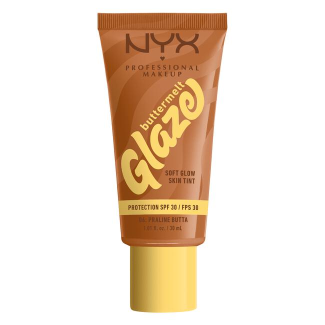 NYX Professional Makeup Buttermelt Glaze Skin Tint SPF 30 6 Praline Butta