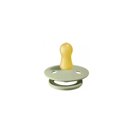BIBS Colour Fopspeen Rond Latex Maat 1 Sage/Vanilla 2 stuks