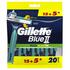 Gillette Blue2 Plus Slalom Wegwerpmesjes 20 Stuks