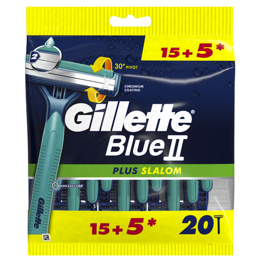 Gillette Blue2 Plus Slalom Wegwerpmesjes 20 stuks