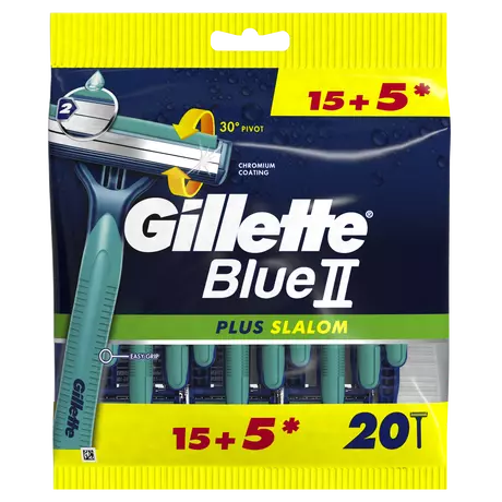 Gillette Blue2 Plus Slalom Wegwerpmesjes 20 stuks