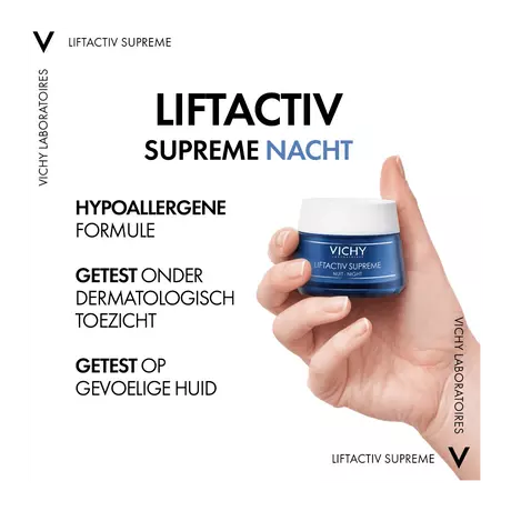 Vichy Liftactiv Supreme Nachtcrème Droge Huid 50 ML