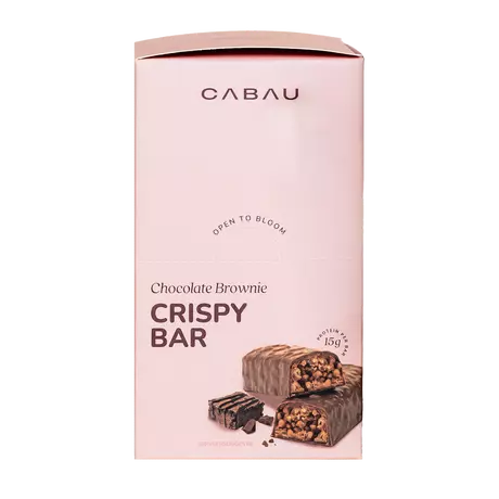 Cabau crispy bar chocolate brownie