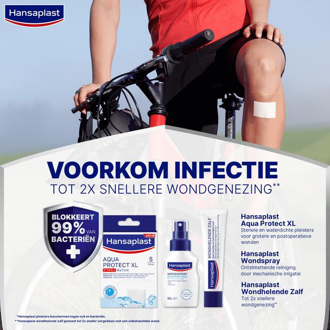 Hansaplast Aqua Protect XL Eilandpleister 5 stuks