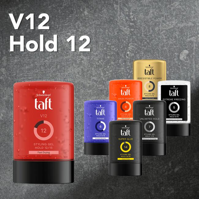 Taft Styling Gel V12 Gel 300 ML