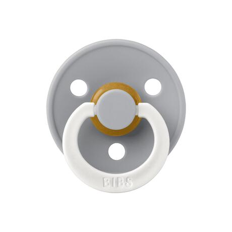 BIBS Anatomische Glow in the dark Fopspeen Two Pack Natuurlijk Rubber Sage/Cloud Maat 2