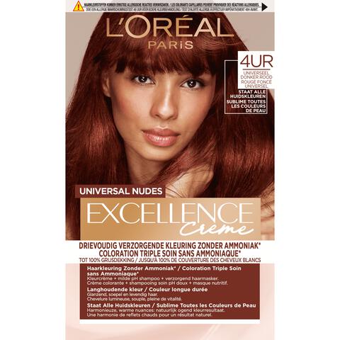 L'Oréal Paris Excellence Universal Nudes 4UR Middenrood 