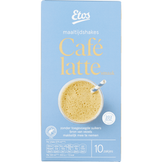 Etos Maaltijdshake Café Latte 10 sachets