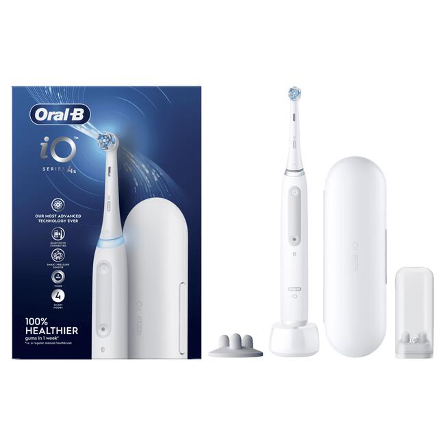 Oral-B iO 4S Wit Elektrische Tandenborstel By Braun