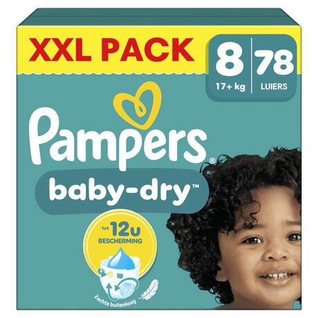 Pampers Baby Dry XXL Pack Luiers Maat 8 17+ KG 78 Stuks