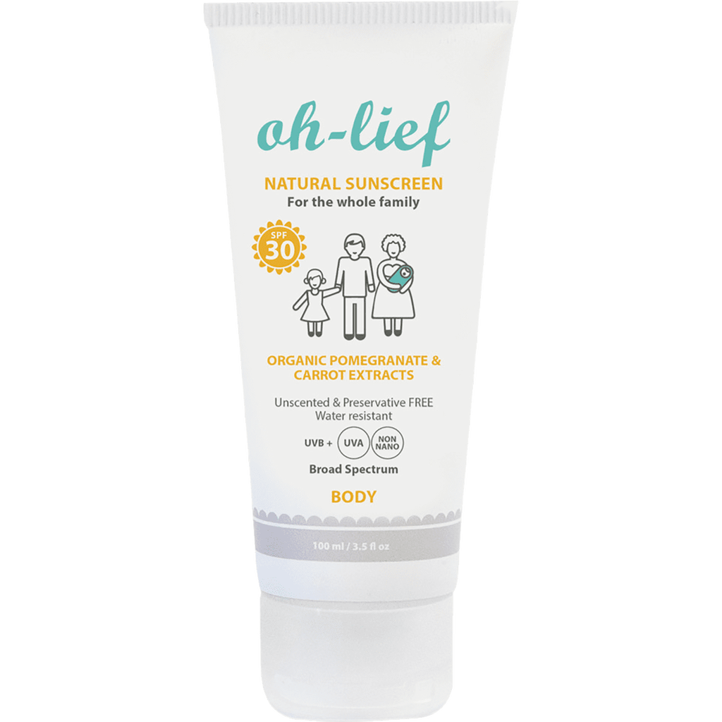 OhLief Natural Sunscreen Body SPF30 100 ML Etos