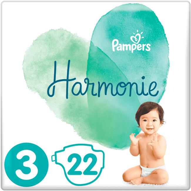 IJver speer salon Pampers Harmonie Maat 3 (6-10kg) 22 Luiers 22 EA | Etos