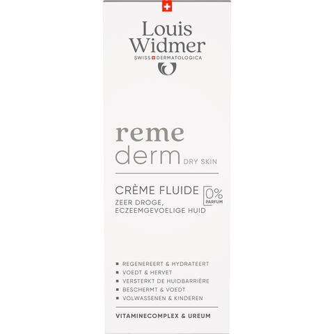 Louis Widmer Remederm Crème Fluide Zonder Parfum 200 ML
